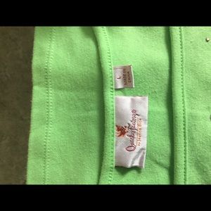 Shirt lime green,size large